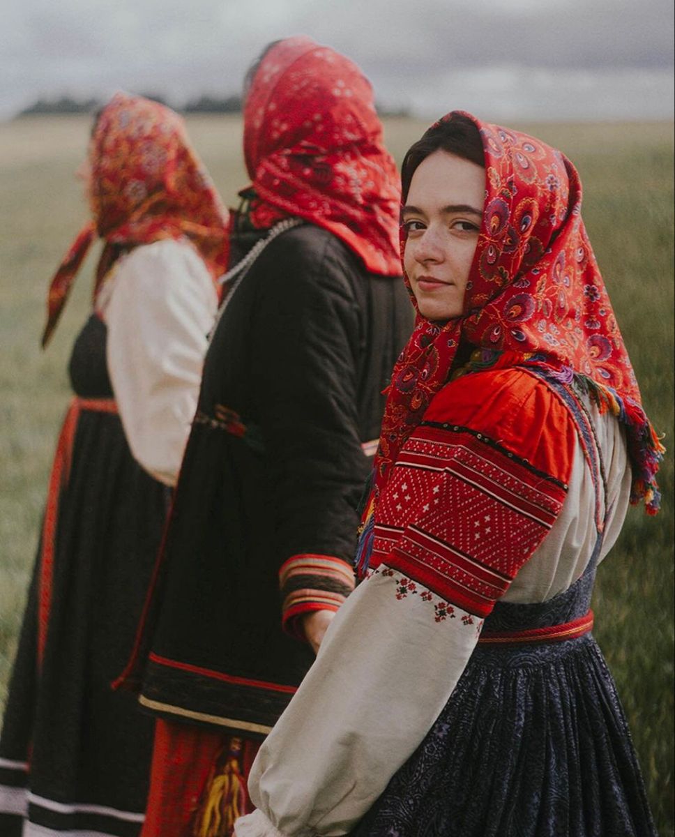 Women in Slavic costumes in Bacolod