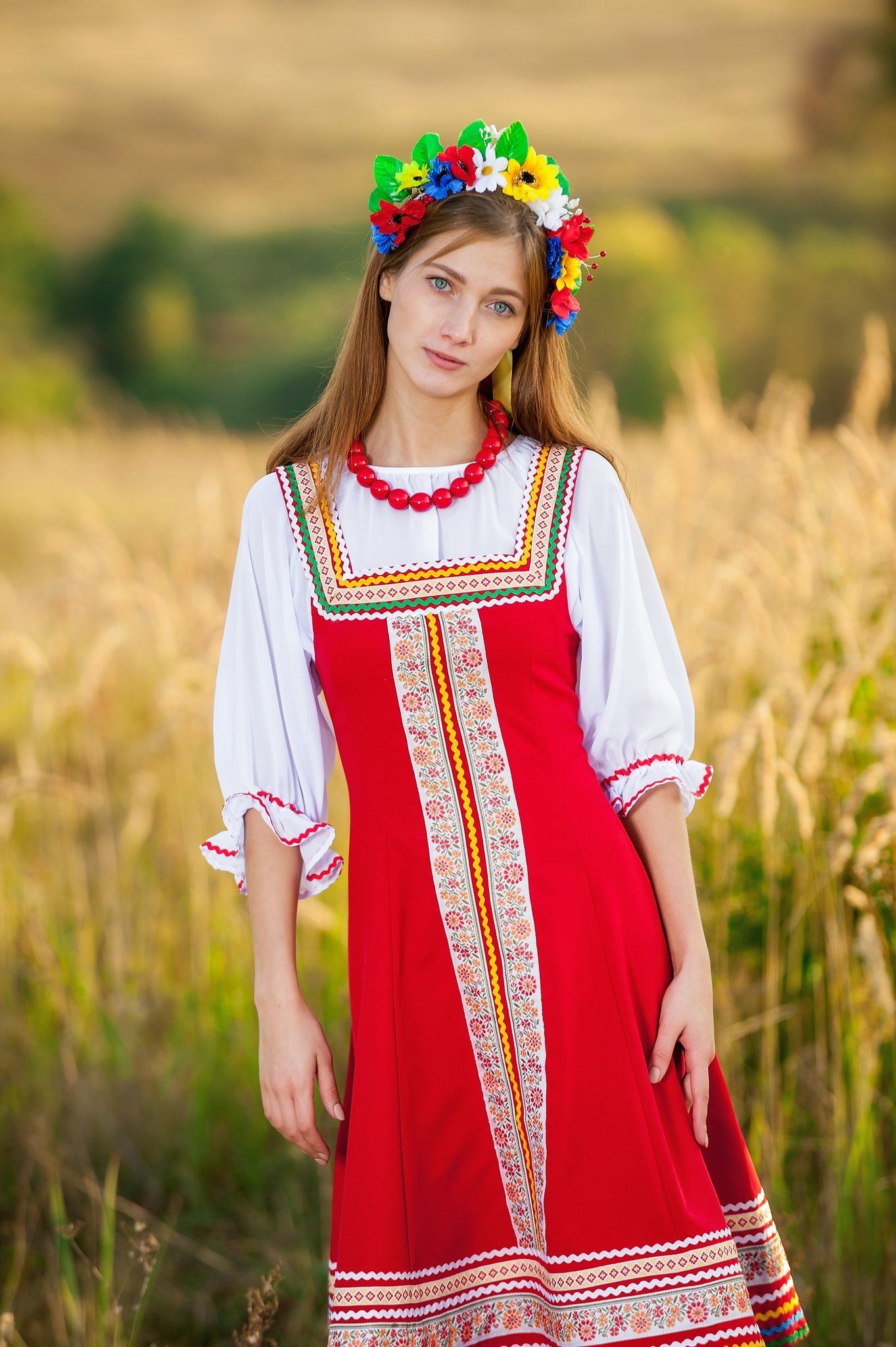 Women in Slavic costumes in Bacolod