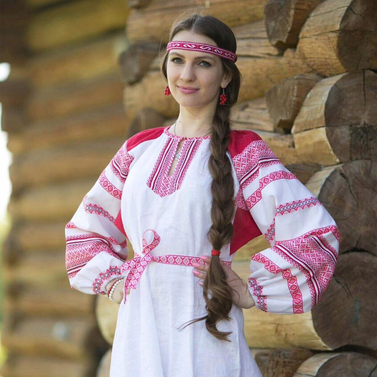 Girls in Slavic costumes in Bacolod